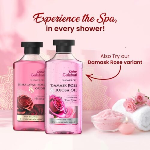 Dabur Gulabari Shower Gel-Himalayan Rose & Oudh-250mlSensual Aroma