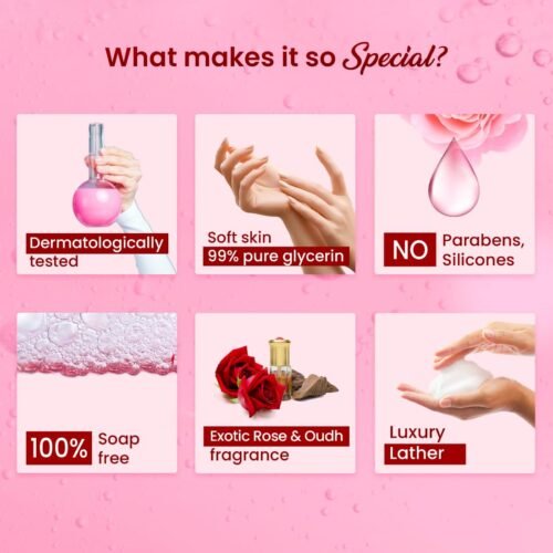 Dabur Gulabari Shower Gel-Himalayan Rose & Oudh-250mlSensual Aroma