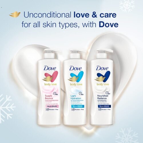 Dove Body Love Nourished Radiance Body Lotion For Very Dry Skin 48hrs Moisturisation