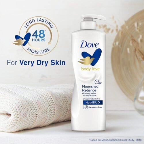 Dove Body Love Nourished Radiance Body Lotion For Very Dry Skin 48hrs Moisturisation