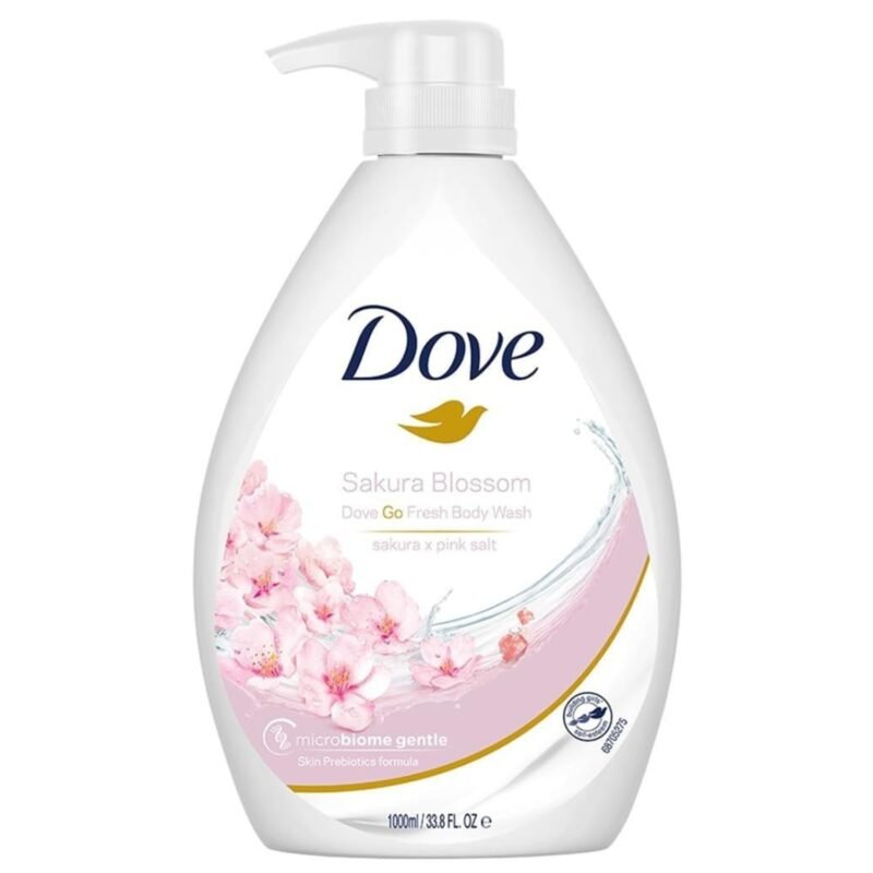 Dove Refreshing Sakura Blossom Body Wash with Himalaya Pink Salt