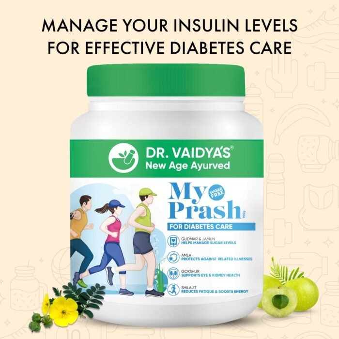 Dr. Vaidya's MyPrash for Diabetes Care (Sugar-Free) Helps Manage Sugar Levels & Boost Immunity