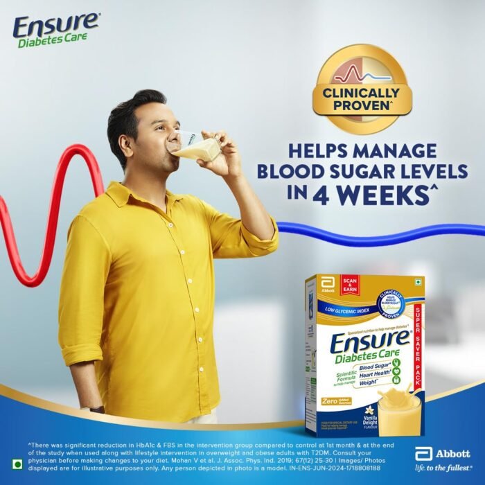 Ensure Diabetes Care Vanilla 950g1Kg. Specialized Nutrition To Help Manage Diabetes