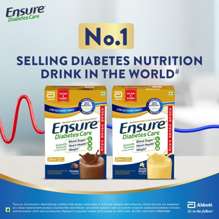 Ensure Diabetes Care Vanilla 950g1Kg. Specialized Nutrition To Help Manage Diabetes