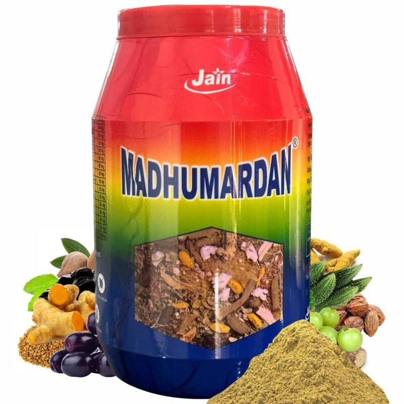 JAIN Madhumardan Powder, 300 g, Natural, Ayurvedic Product Enrichred with 32 Potent Herbs