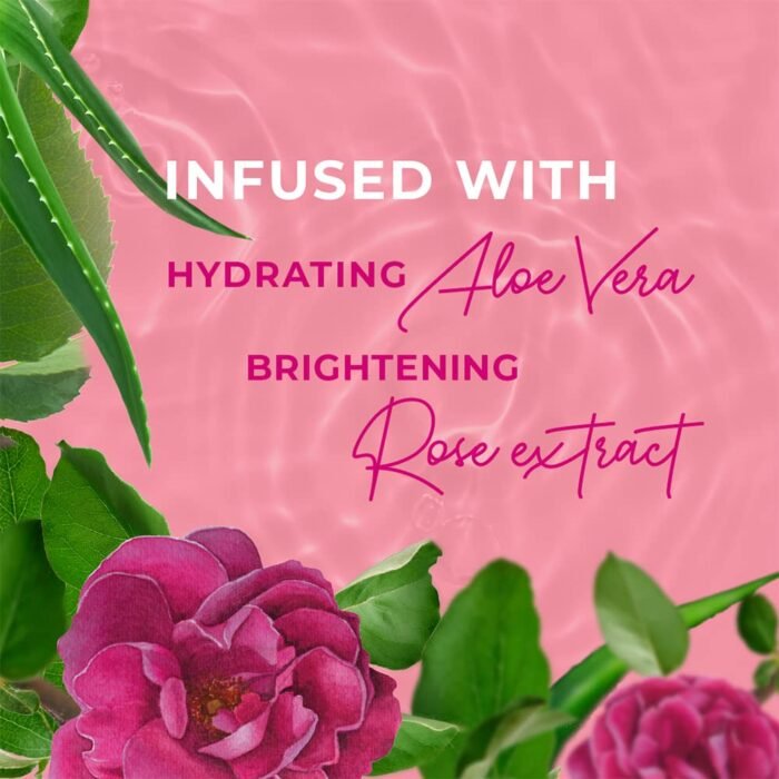 LUX ROSE & ALOE VERA SHIMMERING BODYWASH 400ml