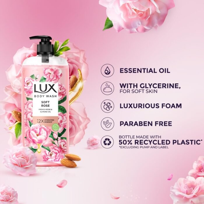 Lux Body Wash Soft Skin French Rose & Almond Oil