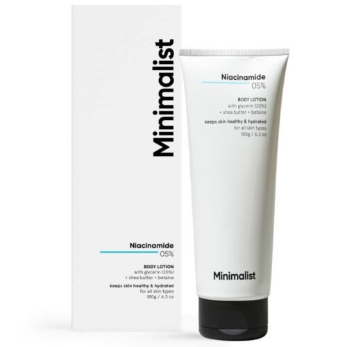 Minimalist Niacinamide 5% Body Lotion Repairs Skin Barrier Nourishes With Shea Butter