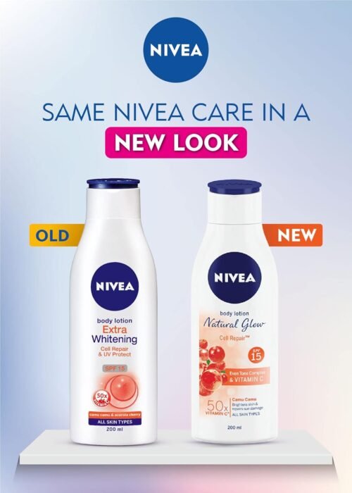 NIVEA Body Lotion Natural Glow, Cell Repair