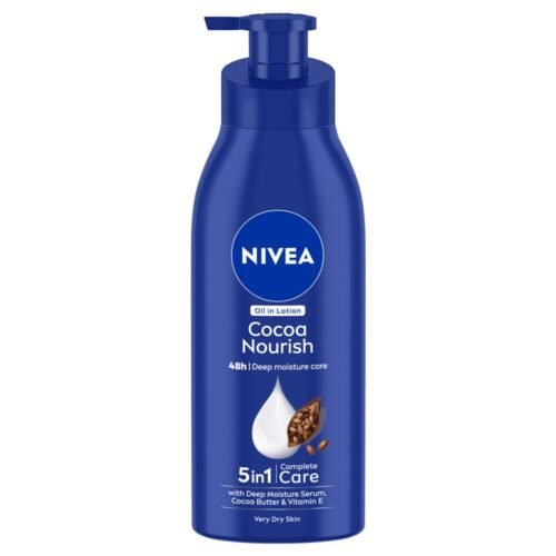NIVEA Cocoa Nourish 400ml Body Lotion with Deep Moisture Serum 48 H Moisturization - Copy