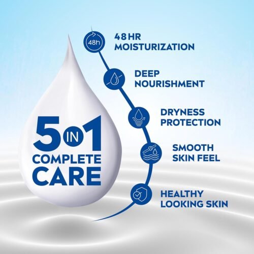 NIVEA Cocoa Nourish 400ml Body Lotion with Deep Moisture Serum 48 H Moisturization - Copy