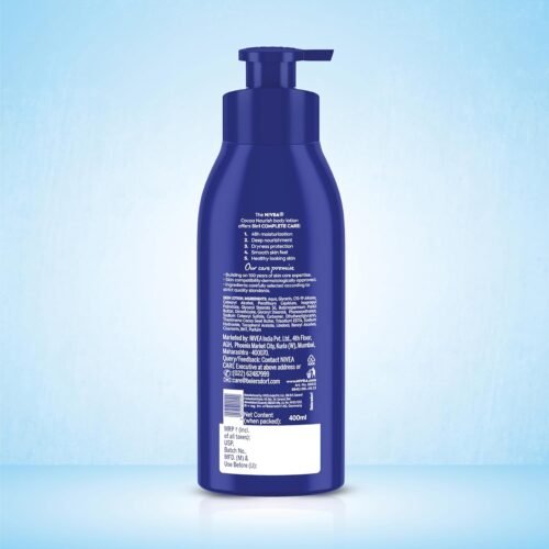 NIVEA Cocoa Nourish 400ml Body Lotion with Deep Moisture Serum 48 H Moisturization - Copy