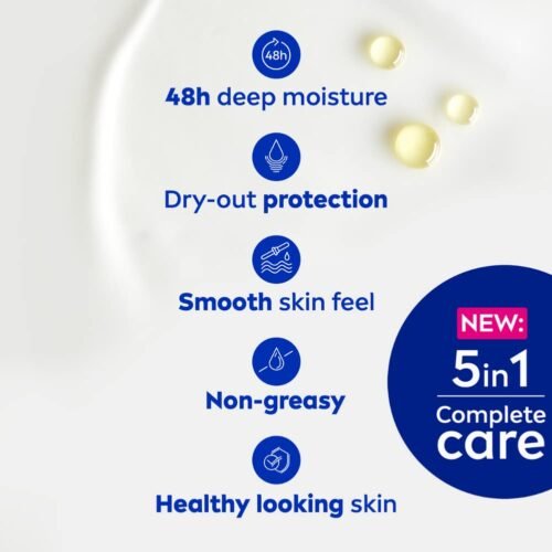 NIVEA Shea Smooth 400ml Body Lotion 48 H Moisturization With Deep Moisture Serum