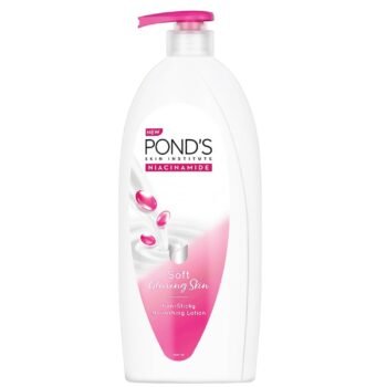 POND's Moisturizing Body Lotion, 600Ml, For Silky Soft, Smooth, Radiant Skin, With Niacinamide