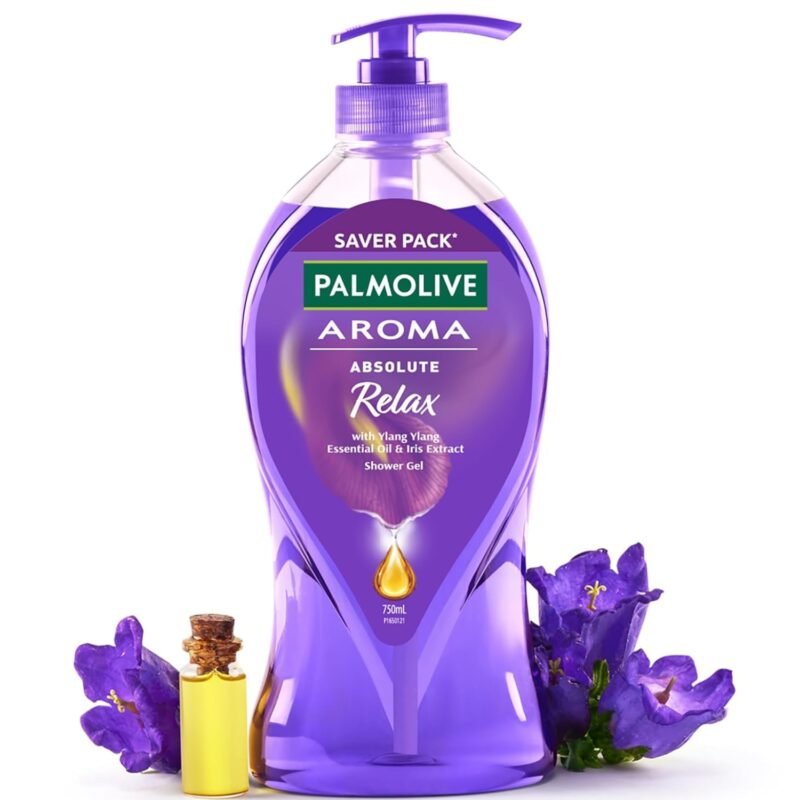 Palmolive Aroma Absolute Relax Body Wash For Women & Men, 750Ml Shower Gel Single Pump Bottle1