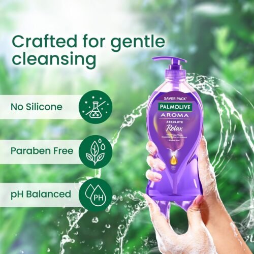 Palmolive Aroma Absolute Relax Body Wash For Women & Men, 750Ml Shower Gel Single Pump Bottle1
