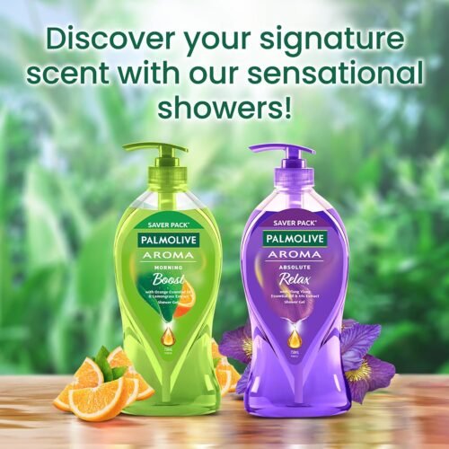 Palmolive Aroma Absolute Relax Body Wash For Women & Men, 750Ml Shower Gel Single Pump Bottle1