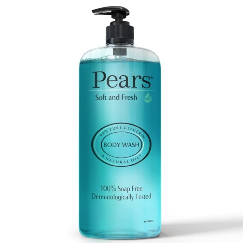 Pears Soft & Fresh Shower Gel SuperSaver XL Pump Bottle with 98% Pure Glycerine