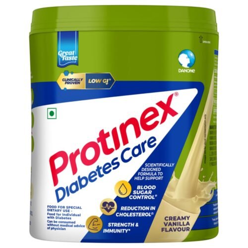 Protinex Diabetes Care (Creamy Vanilla Flavor, 400gm, Jar) Scientifically Designed Formula to help support Blood Sugar Control