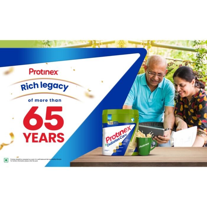 Protinex Diabetes Care (Creamy Vanilla Flavor, 400gm, Jar) Scientifically Designed Formula to help support Blood Sugar Control