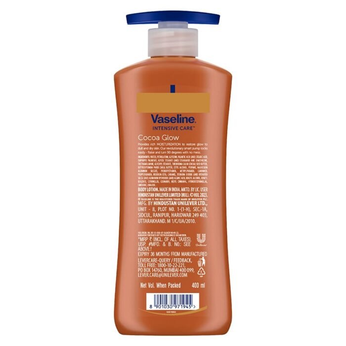 Vaseline Cocoa Glow Serum In Lotion, 400 ml