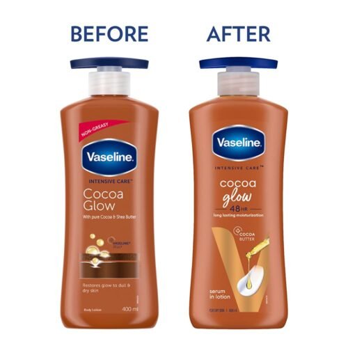 Vaseline Cocoa Glow Serum In Lotion, 400 ml