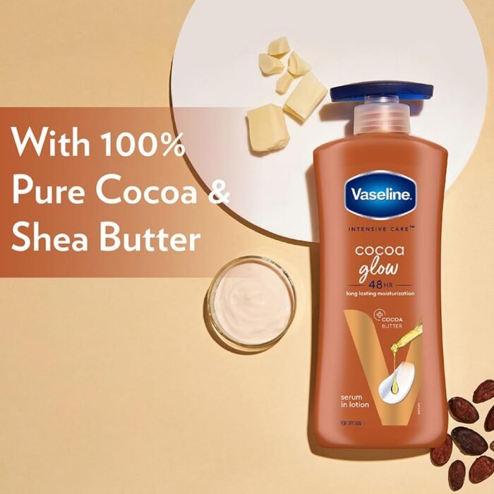 Vaseline Cocoa Glow Serum In Lotion, 400 ml