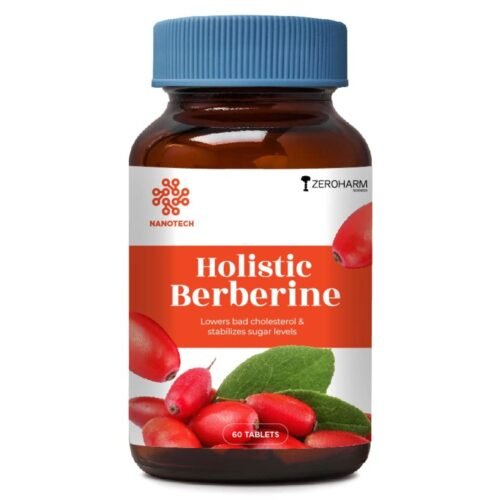 ZEROHARM Holistic Berberine tablets Berberine extract supplement Plant based Balances sugar levels