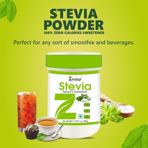 Zindagi Stevia White Powder 200gm