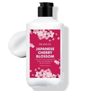 Japanese Cherry Blossom Body Lotion - Nourishing Moisturizer Cream for Dry Skin