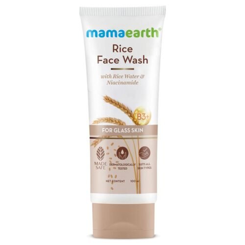 Mamaearth Rice Face Wash With Rice Water & Niacinamide For Glass Skin - 100 Ml