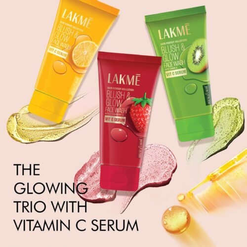 Lakme Blush & Glow Exfoliating Face Wash with Vitamin C Serum