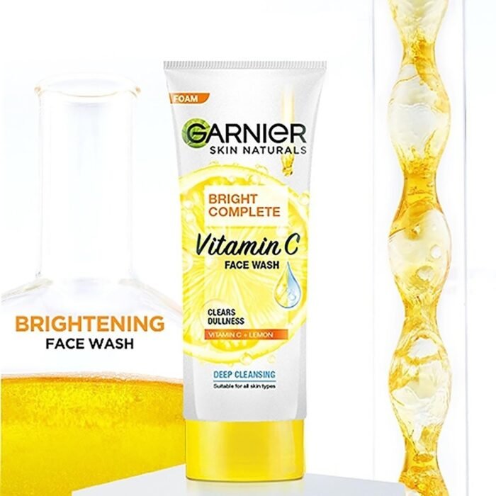 Garnier Skin Naturals, Facewash, Cleansing and Brightening, Bright Complete, 100 g