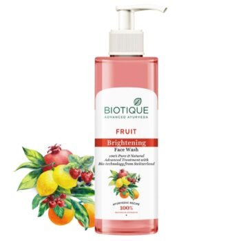 Biotique Fruit Brightening Face Wash Ayurvedic and Organically Pure3