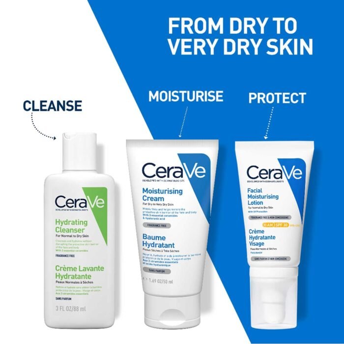 CeraVe Moisturizing Cream For Dry To Very Dry Skin