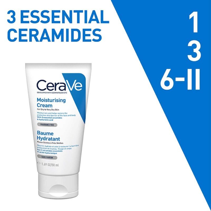 CeraVe Moisturizing Cream For Dry To Very Dry Skin