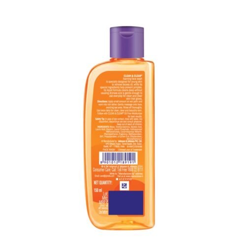 Clean & Clear Foaming Face Wash For Oily Skin, 150ml