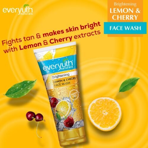 Everyuth Naturals Brightening Lemon&Cherry Face Wash