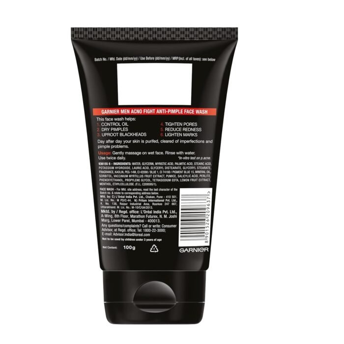 Garnier Men, Anti-Pimple Face Wash