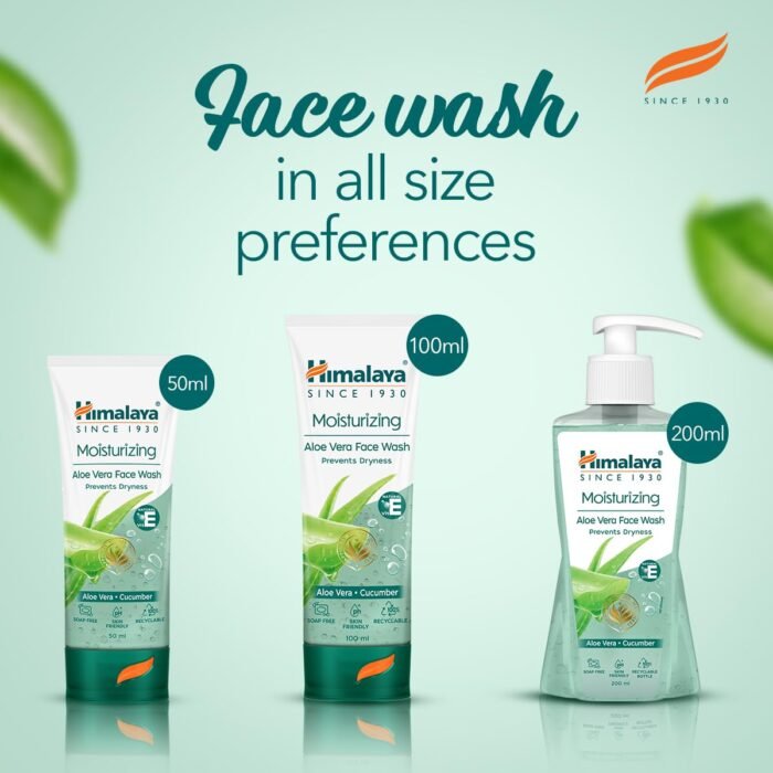 Himalaya Moisturizing Aloe Vera Face Wash, 200ml