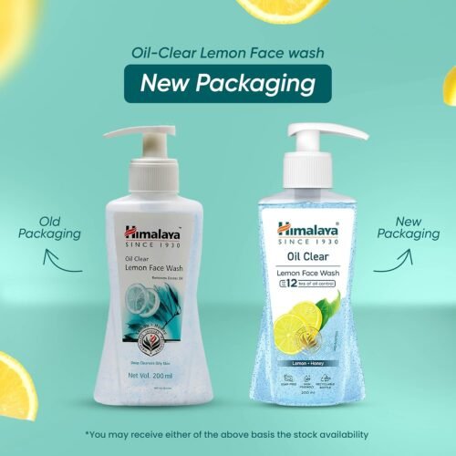 Himalaya Oil Clear Lemon Face Wash, 200ml