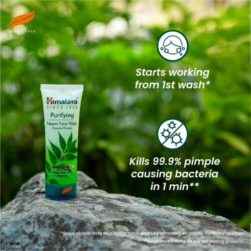 Himalaya SINCE 1930 Herbals Purifying Neem Face Wash, 150Ml