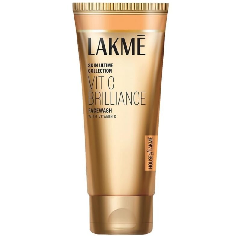 Lakme Vitamin C Brilliance Facewash 100g Vitamin C Face Wash for Glowing and Brighter Skin