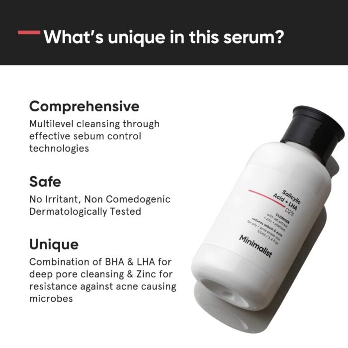 Minimalist 2% Salicylic Acid Face Wash For Oily Skin Sulphate free3