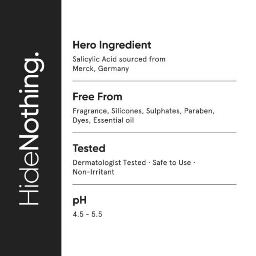 Minimalist 2% Salicylic Acid Face Wash For Oily Skin Sulphate free3