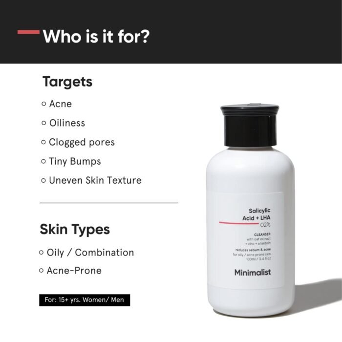 Minimalist 2% Salicylic Acid Face Wash For Oily Skin Sulphate free3