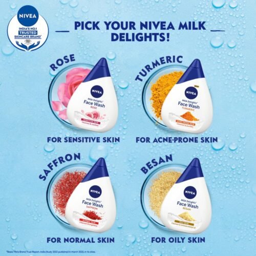 NIVEA Milk Delights Face Wash Moisturizing Honey