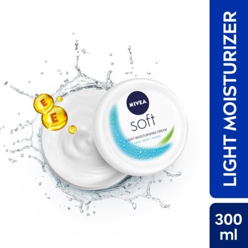 NIVEA Soft Light Moisturizer, 300 ml, for Face