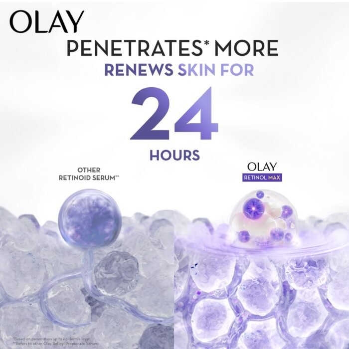 Olay Retinol24 Max Night Cream l Visibly Reduces Fine Lines in 7 Nights