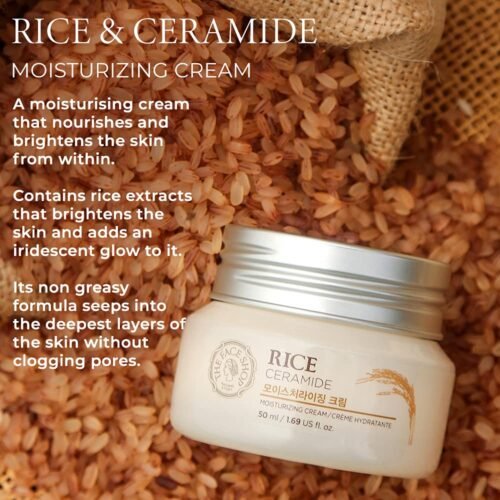 The Face Shop Rice & Ceramide Moisturizing Cream